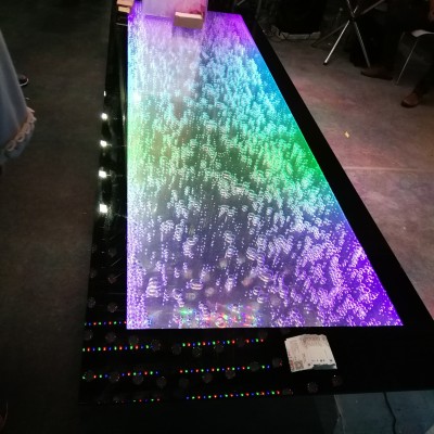 2019 New LED bar counter Bar top with Moving bubbles bubble walkway