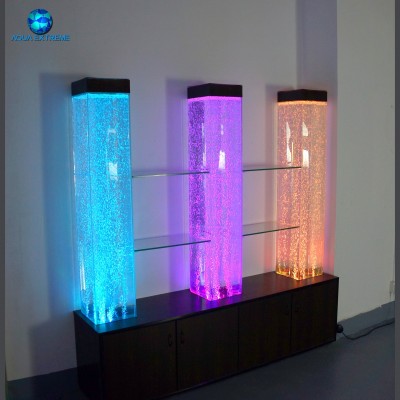 Wholesale Factory New Products Plastic Acrylic Bottle Led Lighted Bar Shelves Custom Wine Display Liquor Cabinets